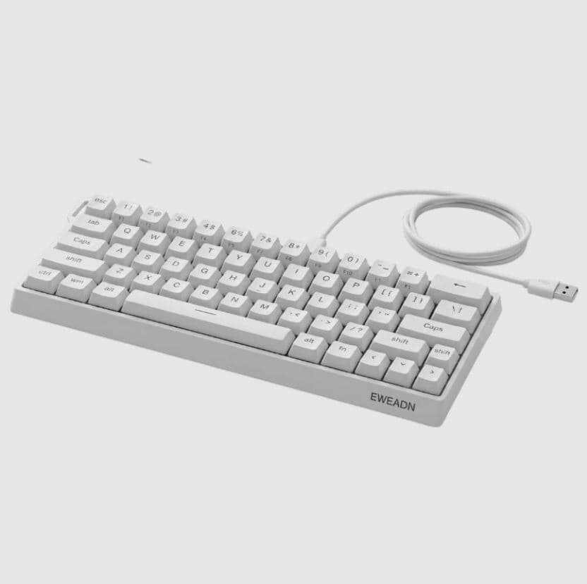 Teclado EWEADN Dk63 Blanco