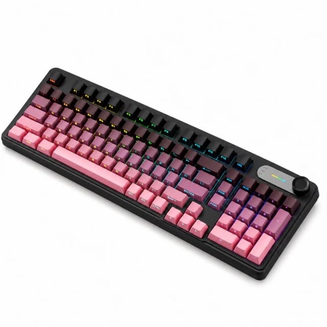 Teclado EWEADN V102 Rosa (Degrade)